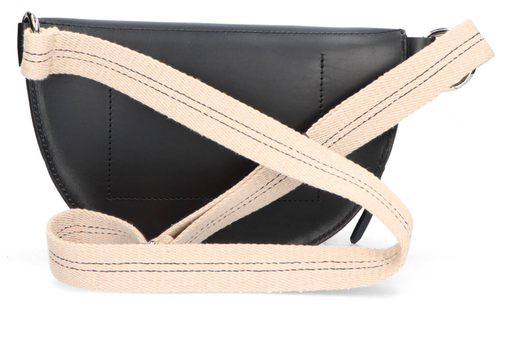 Zwarte heuptas met breed lint Rosie Bellerose