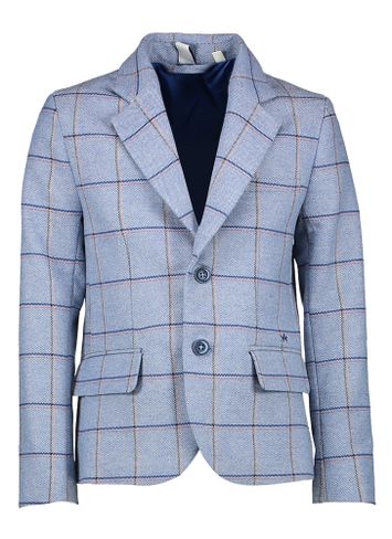 Blauwe geruiten blazer Batu D-Lux