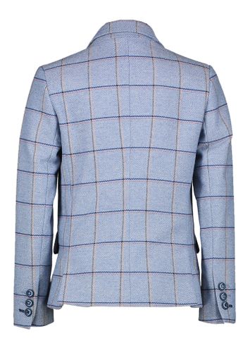 Blauwe geruiten blazer Batu D-Lux