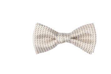 Beige en bruine vlinderdas Aurel D-Lux