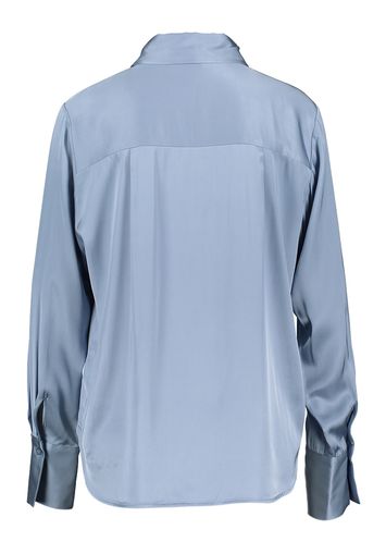Lichtblauwe glanzende blouse Galla Second Female