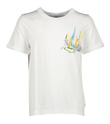 Witte T-shirt met opdruk Scotch & Soda
