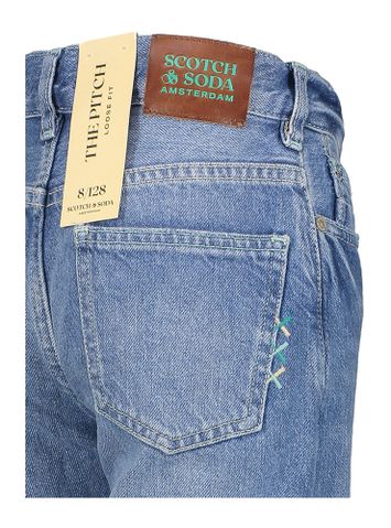 Blauwe loose fit jeans Scotch  Soda
