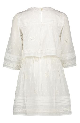 Witte jurk in broderie Scotch & Soda