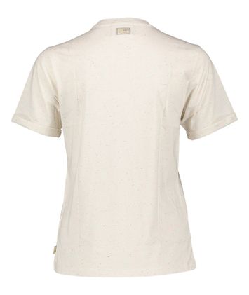 Beige t-shirt met kleurrijke spikkels en opdruk Scotch & Soda