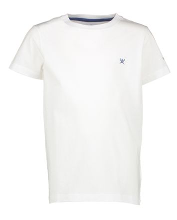 Witte t-shirt met korte mouwen Hackett