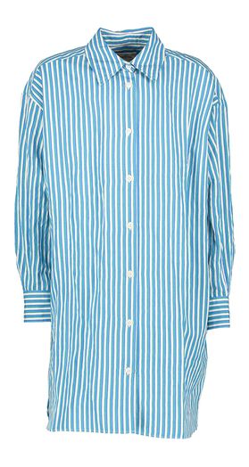 Blauw gestreepte hemdjurk Stripe A Bellerose