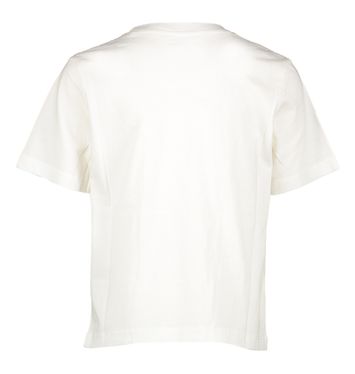 Witte katoenen t-shirt met opdruk Bellerose