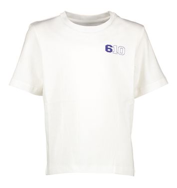 Witte katoenen t-shirt met ronde hals Bellerose