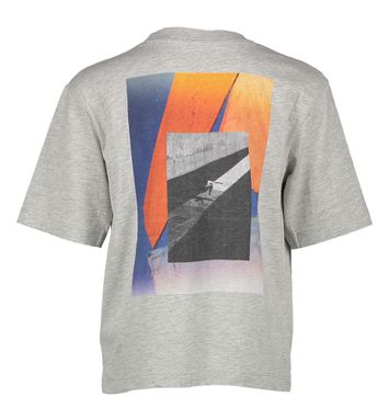 Lichtgrijze t-shirt met ronde hals Bellerose