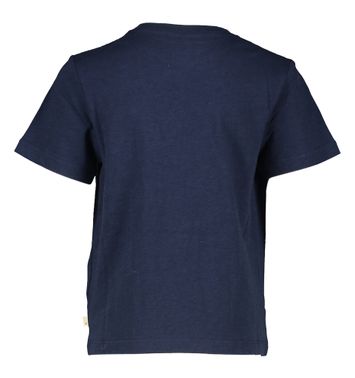 Donkerblauwe t-shirt met borstzakje Bellerose 