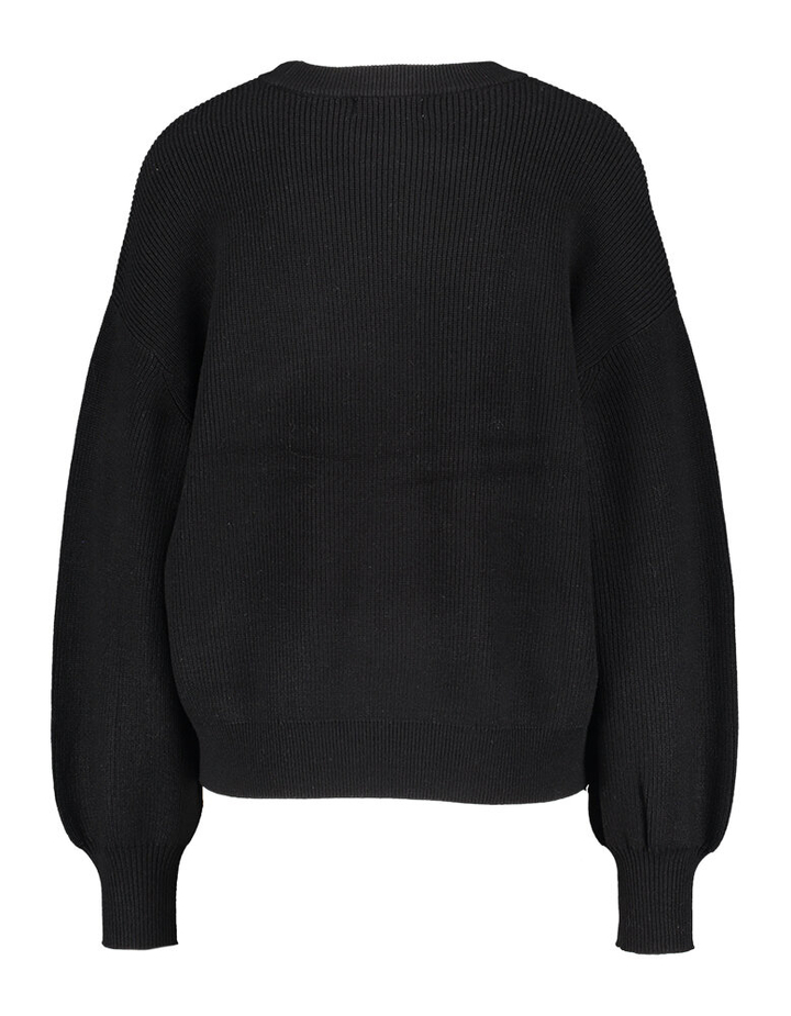 Zwarte pull met ronde hals Acentia Rachelle MSCH