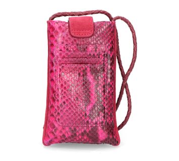 Fuchsia dubbel telefoonhoesje + geldbuidel Double Marcus Claris Virot