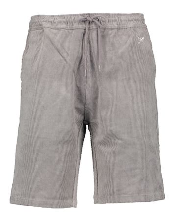Charcoal ribfluwelen wijde short Corvin Iriedaily 
