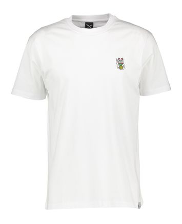 Witte t-shirt met kat Bye Bye Iriedaily