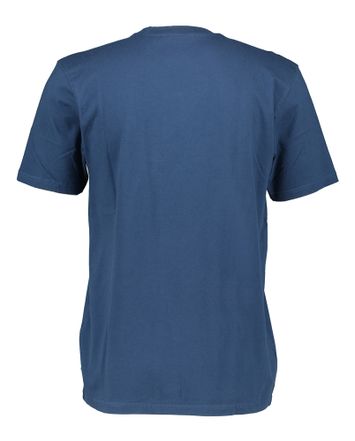 Donkerblauwe katoenen t-shirt Antiqua Port Shiwi