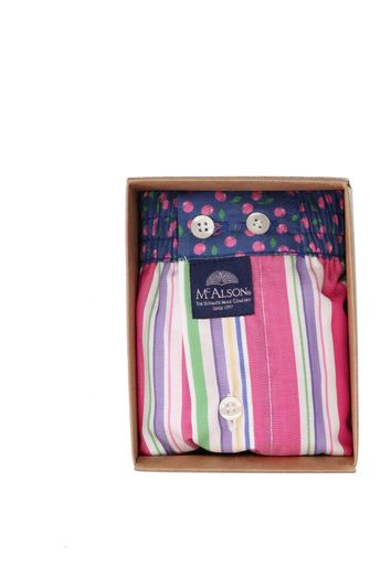 Geruite boxetshort met kersen Mc Alson