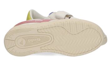Witte lage sneakers met multicolor details Gola