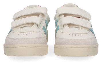 Witte lage sneakers met babyblue details Gola