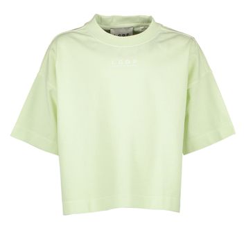 Lichtgroene katoenen t-shirt Les Coyotes De Paris
