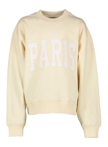 Ivoorkleurige katoenen sweater met opdruk Les Coyotes De Paris