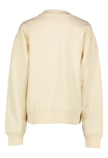 Ivoorkleurige katoenen sweater met opdruk Les Coyotes De Paris