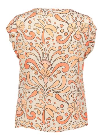 Mulitcolor blouse met korte mouwen Rina Due Amanti