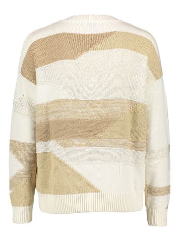 Beige trui met v-hals Miro Due Amanti