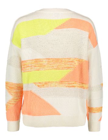Multicolor pull met V-hals Miro Due Amanti