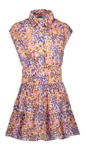 Multicolor katoenen jurk in bloemenprint Plum Indee