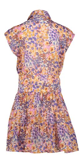 Multicolor katoenen jurk in bloemenprint Plum Indee