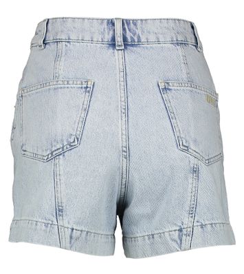 Lichtblauwe denim short Poppy Indee