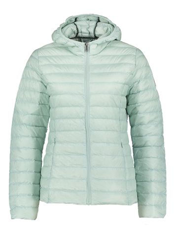 Ijsblauwe padded jas met kap Cloe Jott