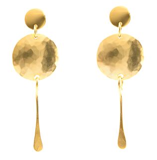 Taim Gouden oorbellen met hanger Creations