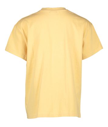 Geelkleurige katoenen t-shirt met multicolor bloemenprint Jelly Mallow
