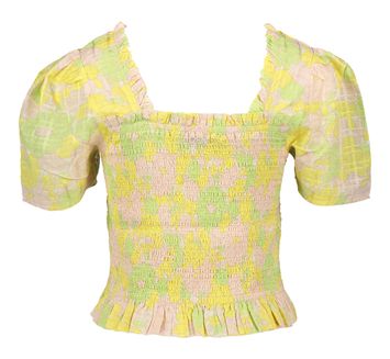 Multicolor top met bloemenprint Les Coyotes De Paris