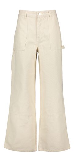 Beige katoenen cargo jeans Les Coyotes De Paris