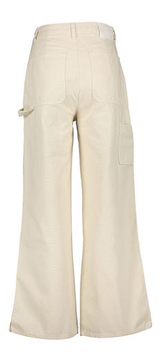 Beige katoenen cargo jeans Les Coyotes De Paris