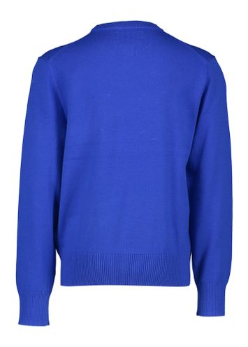 Heritage blauwe pull met ronde hals en lange mouwen Ralph Lauren 