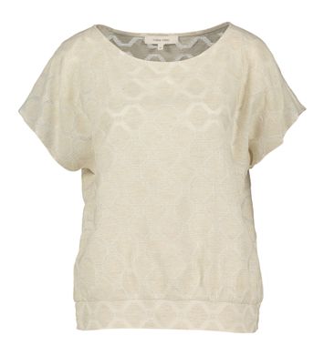 Beige blouse met print Marie Mero