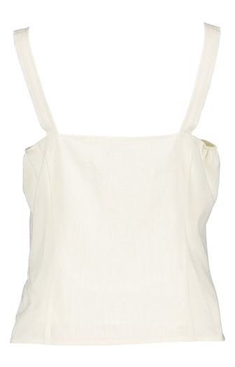 Beige linnen top met detail Marie Méro