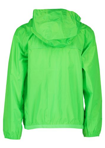 Felgroene regenjas met kap Claude K-Way