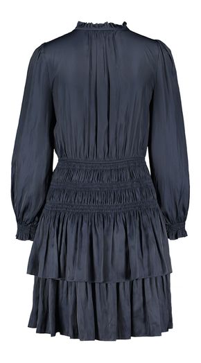 Donkerblauwe glanzende jurk Vera Mont