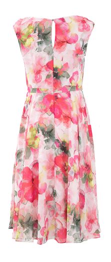 Jurk met multicolor bloemenprint Vera Mont