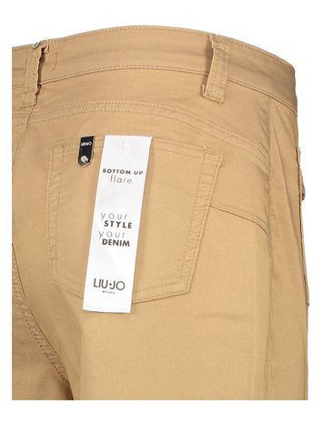 Bruine cropped jeans met opgestikte zakken Liu Jo