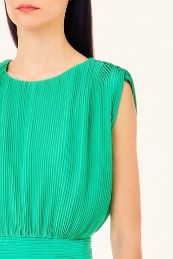 Groene top met elegante plooien Liu Jo