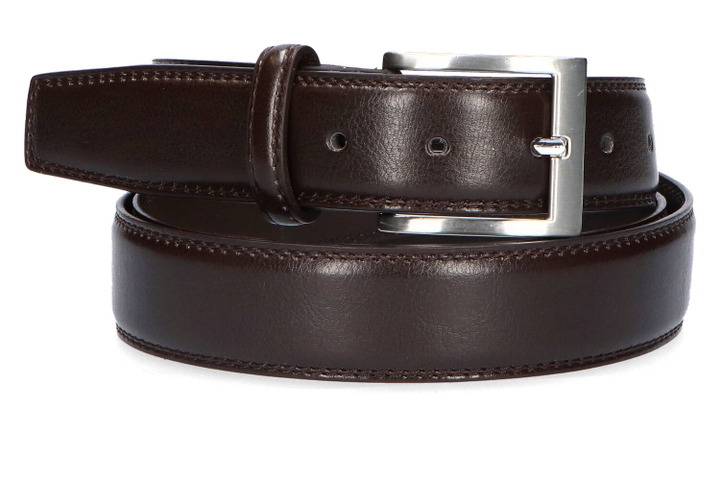 Donkerbruine riem Hugo Spiecker