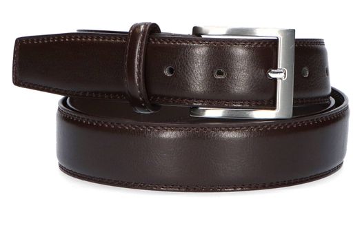Donkerbruine riem Hugo Spiecker