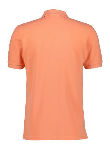 Oranje Polo met rood merklogo. Scotch & Soda