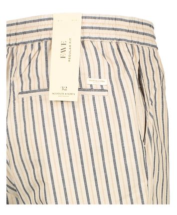 Beige short met streeppatroon Fave Scotch & Soda